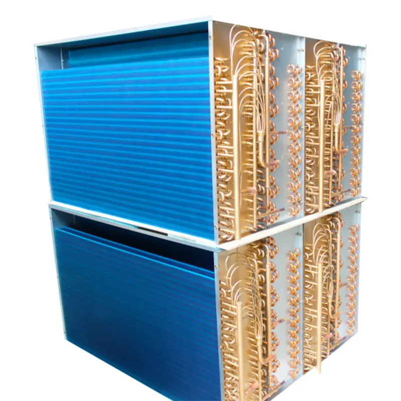 Air source heat pump dryer fin heat exchanger