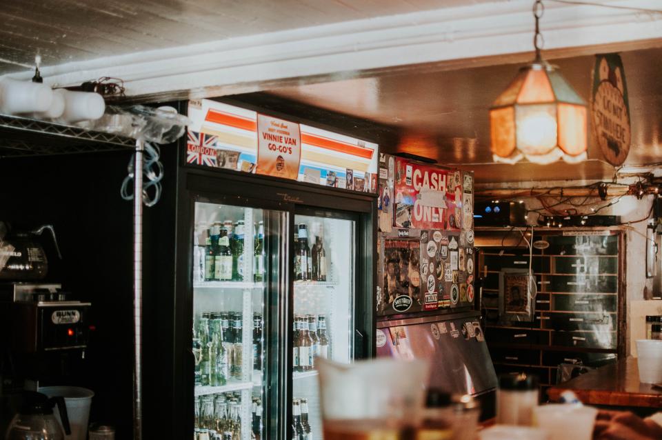 Free store glass stock photo